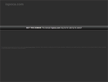 Tablet Screenshot of ispoca.com
